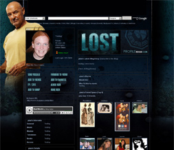 Cool Lost Profile Layout - Locke Layout - Terry O'Quinn Background