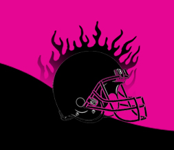 Free Black & Pink Football Layout - Cute Girly Football Theme for Myspace