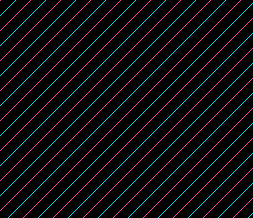 Black, Pink, & Blue Stripe Default Layout - Neon Stripe Theme for Myspace