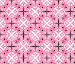 Pink & White Pattern Theme - Unique Pink Layout for Myspace