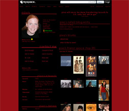 Plain Red Default Layout w/ Black Middle-Solid Red Default Layout with Black Tables