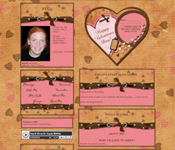 Happy Valentines Layout - Happy V-day Myspace Theme
