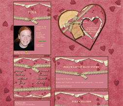 Happy Valentines Myspace Layout - Happy Valentines Day Theme