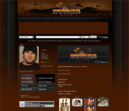 Warhammer Myspace Layout- WarHammer Layout- Age of Reckoning Theme