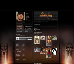 Warhammer Myspace Layout- WarHammer Online Backgrounds- Gaming Layouts