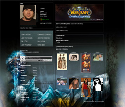 Wrath of the Lich King Background - WOW Myspace Theme - WOW Layout Preview