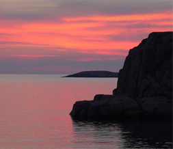 Sunset in Sweden Twitter Background - Swedish Ocean Sunset Theme for Twitter