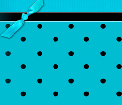 Blue & Black Polka Dots Twitter Background - PolkaDots Background for Twitter Preview