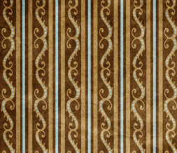 Turquoise & Brown Vintage Twitter Background - Brown Stripe Design for Twitter