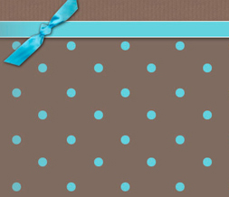 Blue & Brown Polka Dots Twitter Background - PolkaDotted Background for Twitter