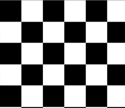 Black & White Checkered Default Layout-Default Theme with Checkers Preview