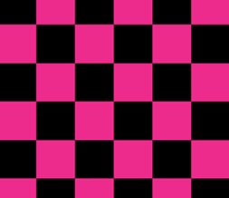 Black & Pink Checkered Default Layout-Default Design with Checkers