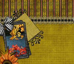 Red & Yellow Fall Twitter Background - Beautiful Autumn Layout for Twitter