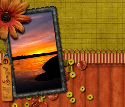 Fall Sunset Quote Twitter Background - Scenic Autumn Theme for Twitter