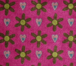 Hot Pink Flowers Twitter Background