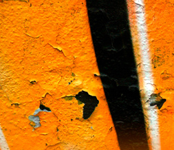 Cool Graffiti Twitter Background - Orange Graffiti Design for Twitter