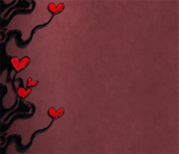 Best Twitter Background with  Hearts - Cute Hearts Twitter Background