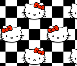 Twitter Background on Hello Kitty Twitter Background Hello Kitty Checkers Background Preview
