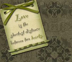 Love Quote Twitter Background - Vintage Layout for Twitter