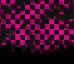 Pink Grunge Checkers Default Layout - Pink Checker Grunge Theme for Myspace Preview