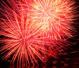 Fireworks Twitter Background -Fireworks Background for Twitter