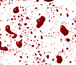 Red Paint Splatter Twitter Background - Red Paint Drops Theme for Twitter