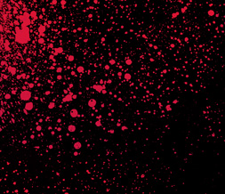 Free Red Splatter Default Layout - Red & Black Default Theme for Myspace