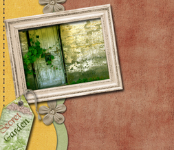Secret Garden Quote Twitter Background - Ivy Wall Design for Twitter Preview
