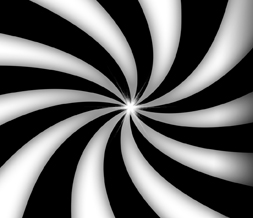 Black & White Spiral Default Layout - Spiral Theme for Myspace