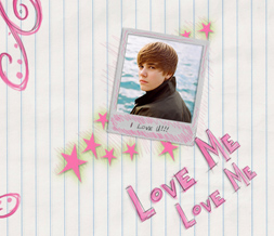 Girly Justin Bieber Wallpaper - Love Love Me Wallpaper Preview