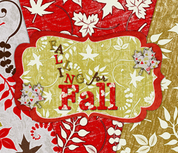 Pretty Autumn Wallpaper - Red & Green Fall Wallpaper with Quote