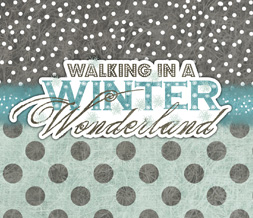 Winter Polkadot Wallpaper - Winter Wonderland Quote Wallpaper