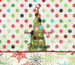 Merry Christmas Background Image - Red & Green Xmas Wallpaper