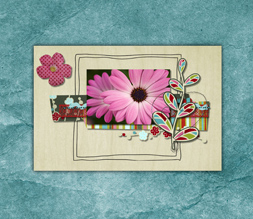 Blue & Pink Flower Wallpaper - Free Pink Daisy Theme