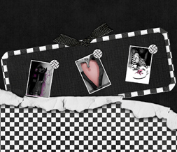 Black & White Checkers Wallpaper - Emo Love Background Image Preview