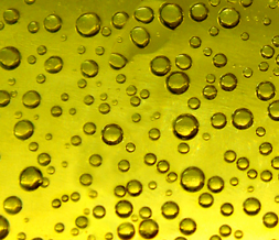 Gold Bubbles Wallpaper Download -  Yellow Wine Bubbles Background
