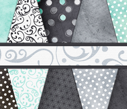 Gray & Blue Pattern Wallpaper - Blue & Grey Polkadot Background Image
