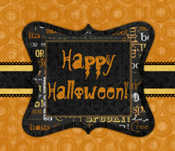 Happy Halloween Wallpaper - Orange & Black Halloween Theme