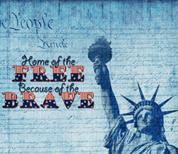 Home of the Free Because of the Brave Wallpaper