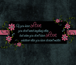 Love Quote Wallpaper with Flowers - Quote Background about 