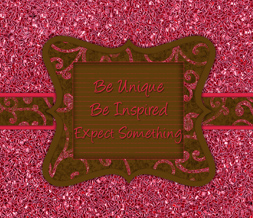 Brown & Pink Sparkly Quote Wallpaper -  Hot Pink & Brown Wallpaper Download Preview