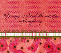 Pink & Green Polkadot Quote Wallpaper - Cute Flower Wallpaper Download