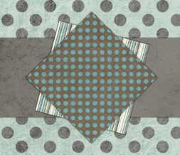 Blue & Gray Polkadot Wallpaper - Pretty Polkadotted Wallpaper Download