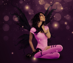 Purple Fairy Wallpaper - Faerie Fantasy Background Image