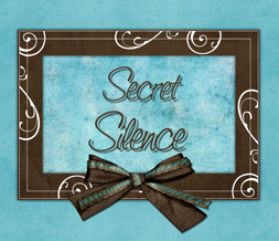Blue & Brown Quote Wallpaper - Secret Silence Wallpaper Preview