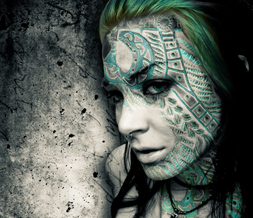 Punk Tattoo Girl Wallpaper - Grunge Girl Background Preview