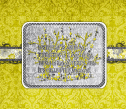 Elegant Yellow & Gray Wallpaper - Gray & Yellow Quote Background Wallpaper Preview