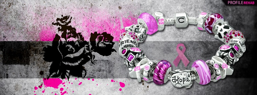 Breast Cancer Awareness Bracelet Facebook Cover - Breast Cancer Bracelets Image