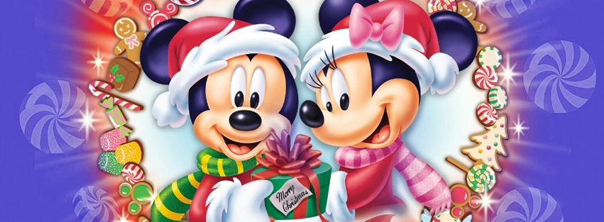 Mickey Mouse Christmas Facebook Cover