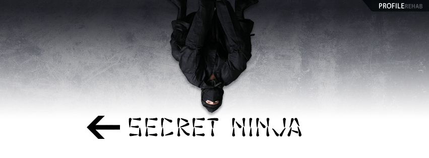 Funny Secret Ninja Facebook Cover